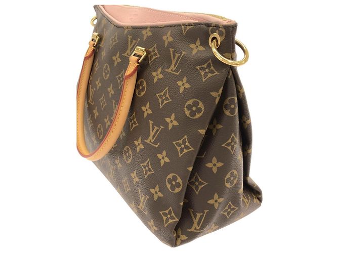 Borsa Louis Vuitton Monogram Pallas Marrone - vista 4
