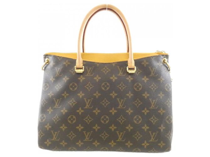 Borsa Louis Vuitton Monogram Pallas Marrone - vista 2