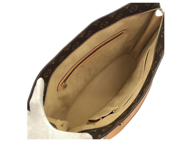 Sac à main Louis Vuitton Monogram Babylon Marron - vue 8