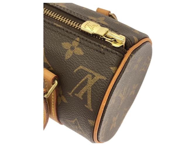 Borsa Louis Vuitton Monogram Papillon Marrone - vista 3