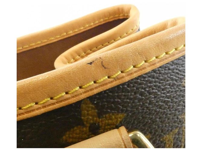 Borsa Louis Vuitton Monogram Batignolles Marrone - vista 4