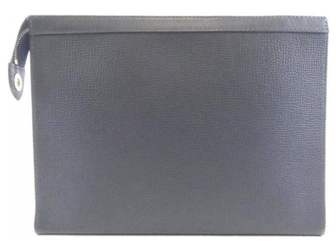 Louis Vuitton Monogram Drip Pochette Voyage Blu - vista 2