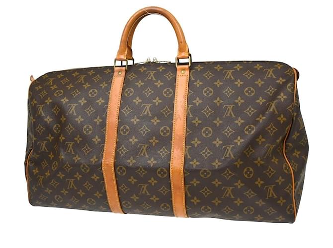 Louis Vuitton Keepall Monogram 55 Marrone - vista 2