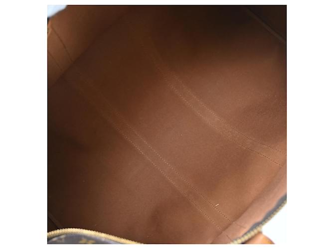 Louis Vuitton Keepall Monogram 55 Marrone - vista 3