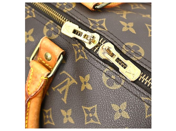 Louis Vuitton Keepall Bandoulière Monogram 50 Marrone - vista 7