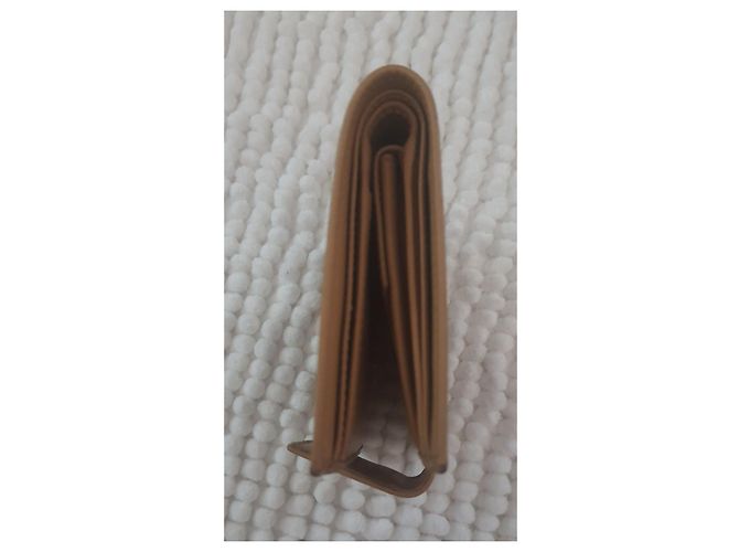 Céline Celine Cartera Triomphe Canvas Bi-fold Castaño - vista 13
