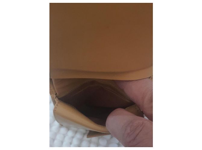 Céline Celine Cartera Triomphe Canvas Bi-fold Castaño - vista 9