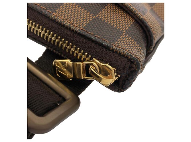 Borsa a tracolla Louis Vuitton Damier Pochette Plat Brooklyn Damier ebene - vista 5