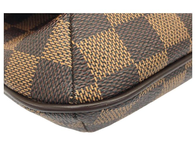 Borsa a tracolla Louis Vuitton Damier Musette Tango Damier ebene - vista 3