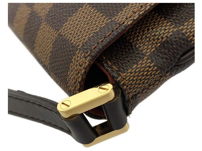 Borsa a tracolla Louis Vuitton Damier Musette Tango Damier ebene - vista 4