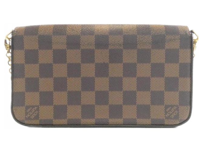 Borsa a tracolla Louis Vuitton Damier Pochette Felicie Damier ebene - vista 2