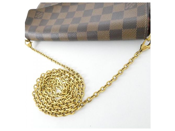 Borsa a tracolla Louis Vuitton Damier Pochette Felicie Damier ebene - vista 7