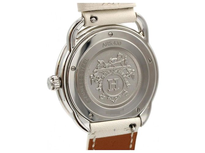 Hermès Reloj Hermes Alsohors D AR5.430 de acero inoxidable quartz - vista 5