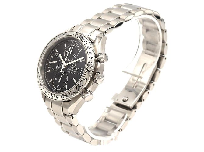 Relógio automático Omega Speedmaster Date 3513.50 em aço inoxidável - vista 2