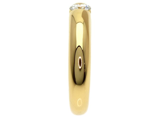 Anello Cartier Ellipse 1P Diamante in Oro Giallo 18K - vista 3