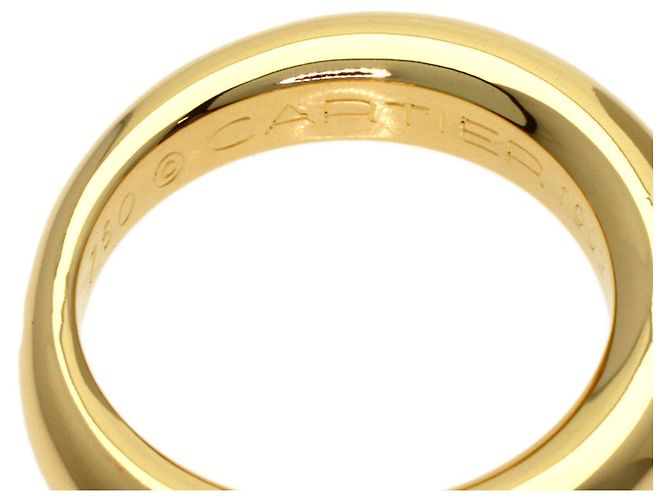 Anello Cartier Ellipse 1P Diamante in Oro Giallo 18K - vista 6