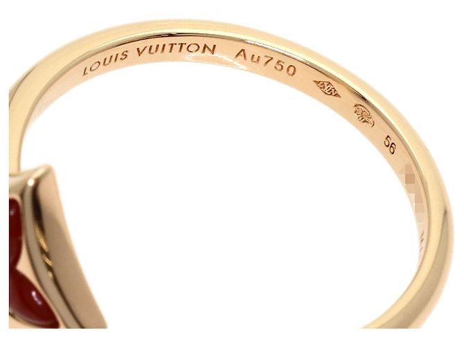 Anello Louis Vuitton Star Blossom Mini in Corniola e Diamanti - vista 5