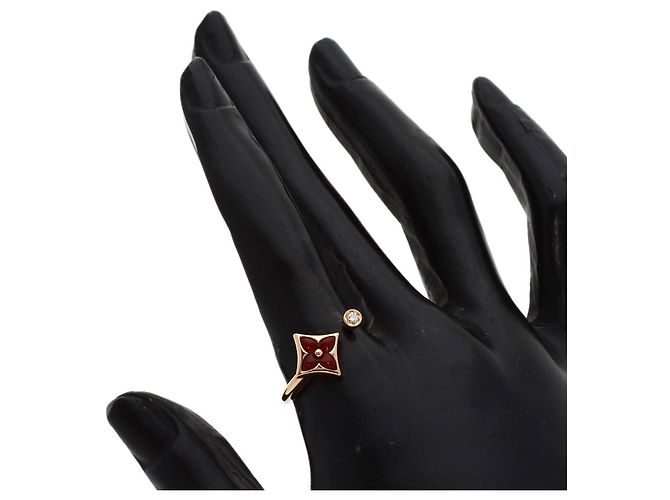 Anello Louis Vuitton Star Blossom Mini in Corniola e Diamanti - vista 7