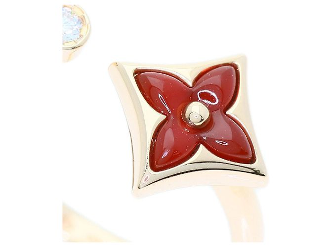 Anello Louis Vuitton Star Blossom Mini in Corniola e Diamanti - vista 8