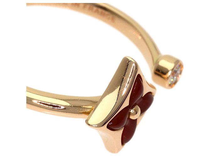 Anello Louis Vuitton Star Blossom Mini in Corniola e Diamanti - vista 9