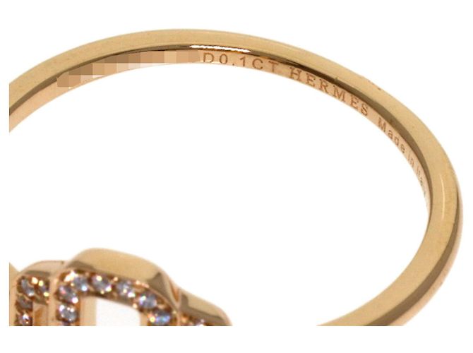 Ring Hermès Anillo Hermes Attrage en oro rosa 18K y diamantes - vista 5