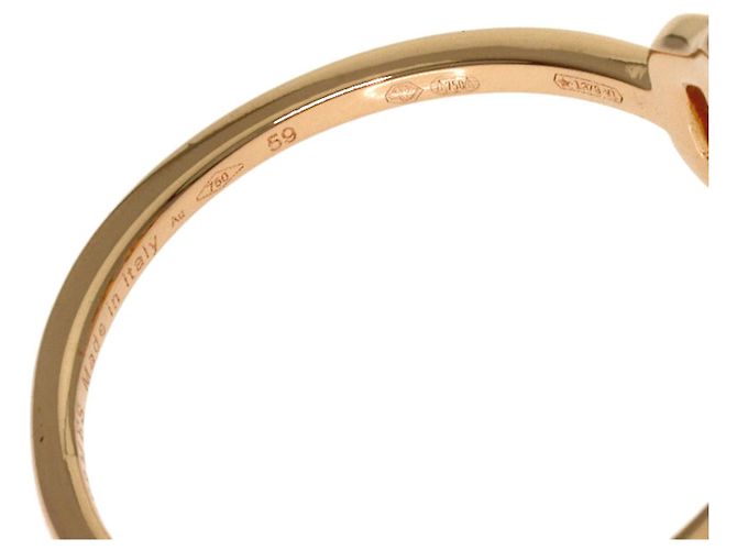 Ring Hermès Anillo Hermes Attrage en oro rosa 18K y diamantes - vista 6