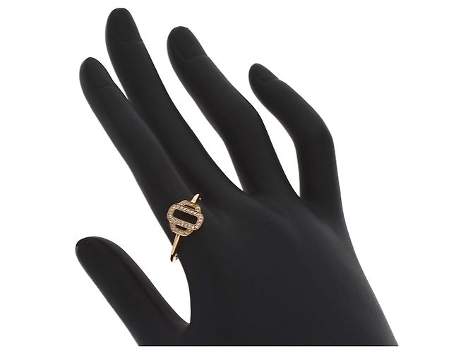 Ring Hermès Anillo Hermes Attrage en oro rosa 18K y diamantes - vista 7