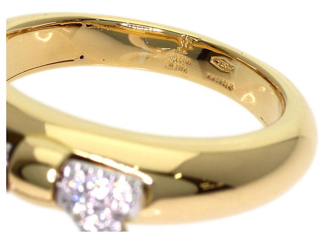 Anello Salvatore Ferragamo Gancini Pave Diamond - vista 7