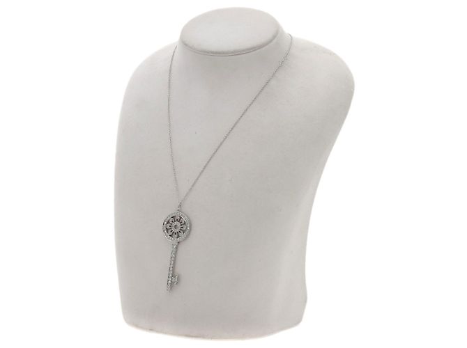 Collana Tiffany & Co. Petal Key con diamanti - vista 5