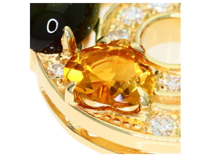 Bulgari Bvlgari Astrale Cerchi Halskette mit Diamanten und bunten Edelsteinen - Ansicht 7