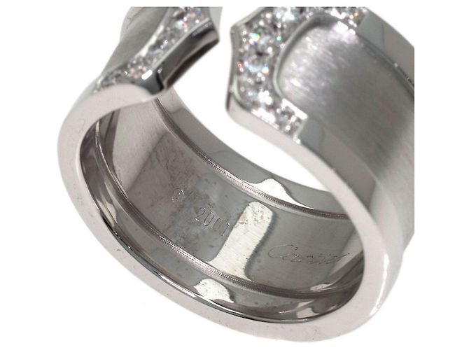 Cartier C2 Diamantring in 18K Weißgold - Ansicht 5