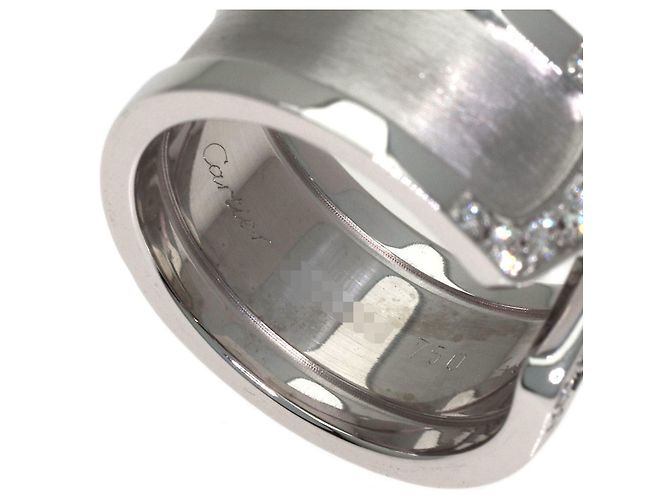 Cartier C2 Diamantring in 18K Weißgold - Ansicht 6