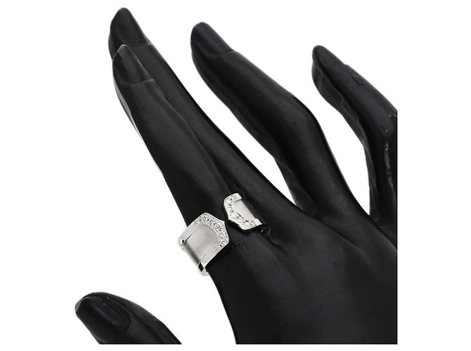 Cartier C2 Diamantring in 18K Weißgold - Ansicht 7