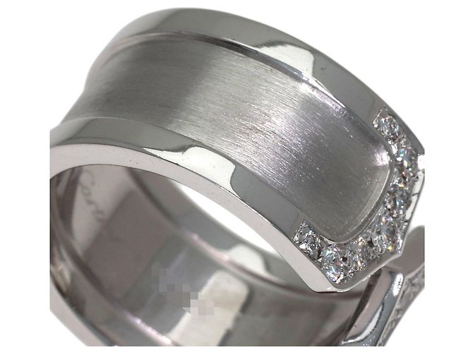 Cartier C2 Diamantring in 18K Weißgold - Ansicht 8