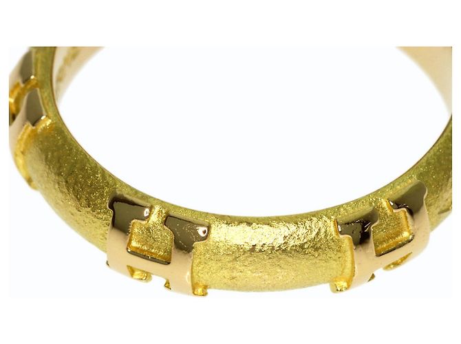 Ring Anello Hermès Fidelité in oro giallo 18K - vista 6