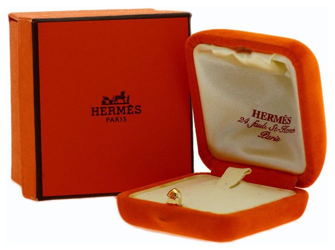 Ring Anello Hermès Fidelité in oro giallo 18K - vista 8
