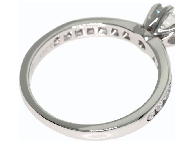 Tiffany & Co. Platin-Solitärring mit Diamant - Ansicht 8