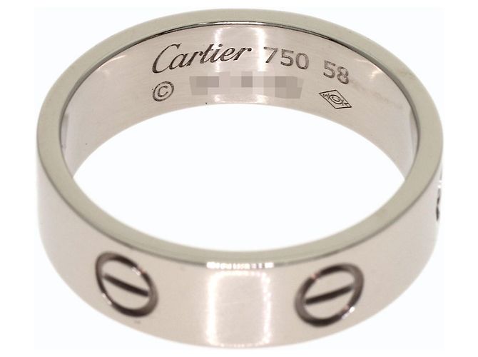 Cartier Love Ring #58 in 18K Weißgold - Ansicht 4