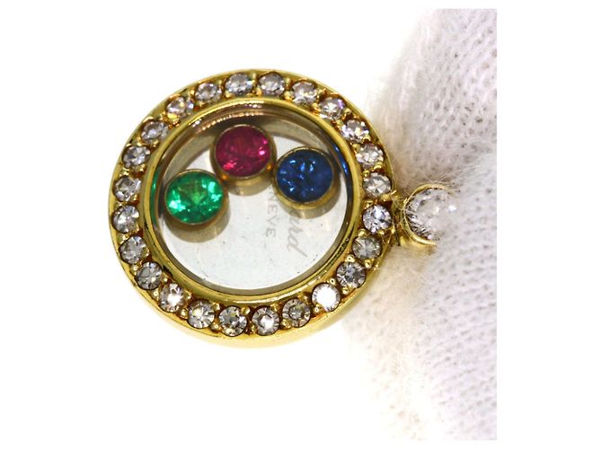 Collana Chopard Happy Diamonds Zaffiro Rubino Smeraldo - vista 6