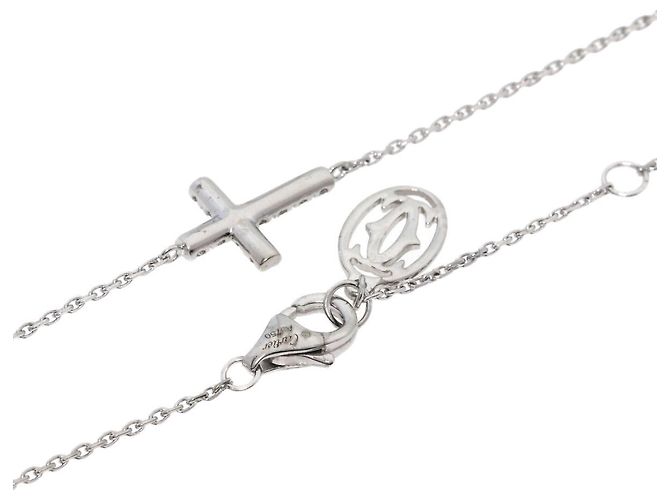 Bracciale con charm Cartier in oro bianco 18K - vista 3