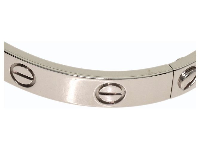 Bracciale Cartier Love #16 in oro bianco 18K - vista 11