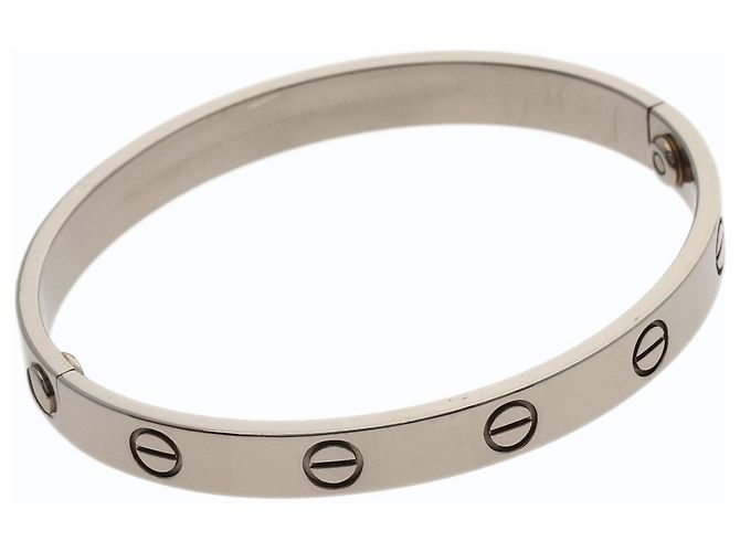Bracciale Cartier Love #16 in oro bianco 18K - vista 2