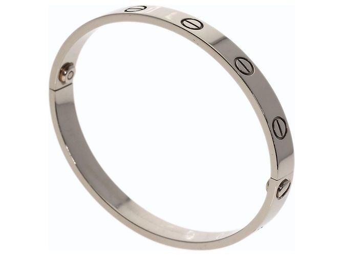 Bracciale Cartier Love #16 in oro bianco 18K - vista 3