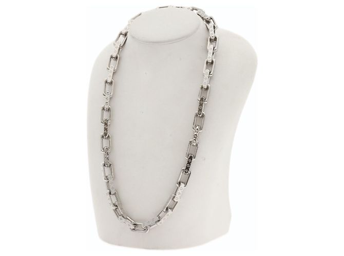 Collana a Catena Monogram Louis Vuitton Argento - vista 6