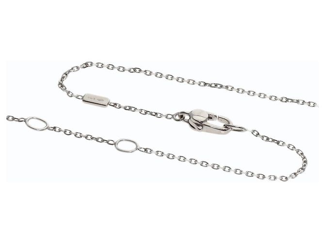 Collana Croce Separata Gucci in Oro Bianco 18K - vista 3