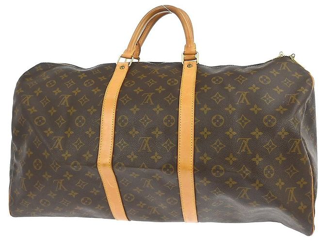 Louis Vuitton Keepall Monogram 55 Marrone - vista 2