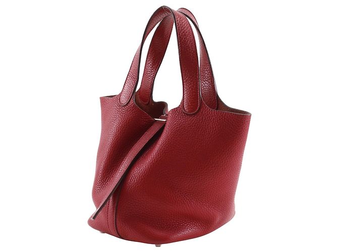 Hermès Hermes Picotin Clémence PM Rosso - vista 2
