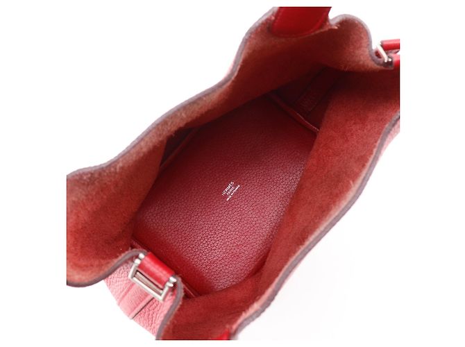 Hermès Hermes Picotin Clémence PM Rosso - vista 4