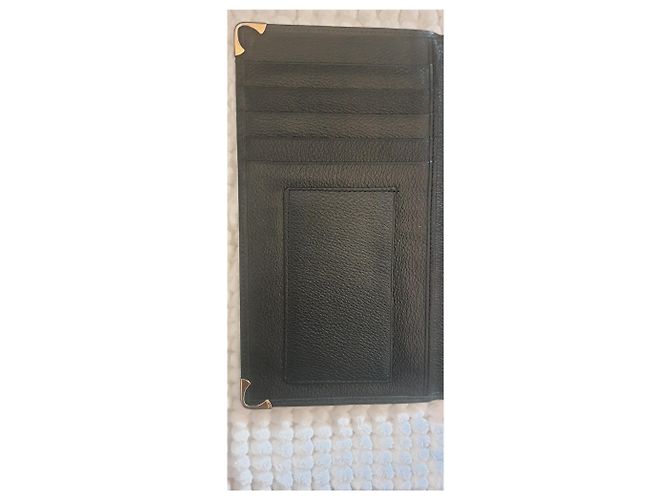 Céline Cartera de cuero Celine Paris Negro - vista 2