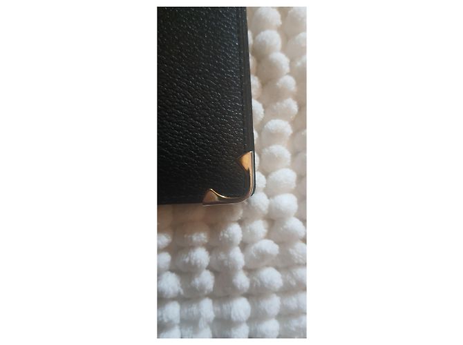 Céline Cartera de cuero Celine Paris Negro - vista 5